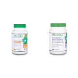 Organika Liposomal Vitamin C 500mg- High Absoprtion for Superior Bioavailability, Immunity- 60vcaps & Magnesium Bisglycinate - 200mg, High Absorption, Muscle Recovery, Heart Support, 120vcaps