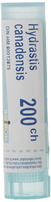 Boiron Hydrastis canadensis 200ch,Homeopathic medicine. Each tube contains 4 g (approximately 80 pellets)