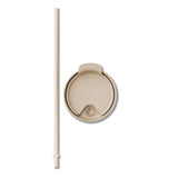 Tim Hortons 40oz Vanilla Stainless Steel Tumbler with Handle and Straw