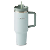 Tim Hortons 40oz Sage Stainless Steel Tumbler with Handle and Straw