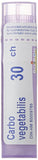 Boiron Carbo vegetabilis 30ch,Homeopathic medicine. Each tube contains 4 g (approximately 80 pellets)