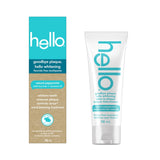 hello Goodbye Plaque Fluoride Free Toothpaste, Whitening Toothpaste with Coconut Oil and Tea Tree Oil, SLS Free, Removes Plaque, Tartar, and Removes Surface Stains, Natural Peppermint, 98 mL