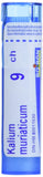 Boiron Kalium muriaticum 9ch,Homeopathic medicine. Each tube contains 4 g (approximately 80 pellets)