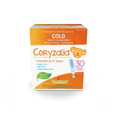 Boiron Coryzalia, 30 Doses. Baby Cold Relief Drops for Sneezing, Runny Nose, and Nasal Congestion, Non-drowsy, Sterile Single-use Liquid Oral Doses, 30 Count (Pack of 1)