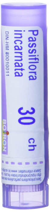 Boiron Passiflora incarnata 30ch,Homeopathic medicine. Each tube contains 4 g (approximately 80 pellets)