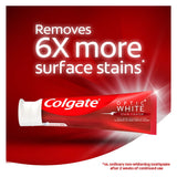 Colgate Optic White Stain Fighter Stain Removal Toothpaste, Clean Mint Paste, 90 mL (Pack of 2)