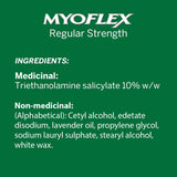 Myoflex Pain Relief Rub | Odourless | Provides Deep Penetrating Relief of Muscle Soreness & Joint Pain | Menthol Free | Stain Free | Non-Greasy | Great For Ages 2+ | 100 grams (Regular Strength)