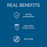 Tom's of Maine Natural Children's Fluoride-Free Toothpaste, Silly Strawberry, 90 ml, 3-Pack, Amazon Exclusive