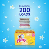 Fleecy Fabric Softener Dryer Sheets - For Irresistibly Soft & Static-Free Clothes | Paraben & Phosphate Free | Softener for Laundry | (Calm) 200 Sheets