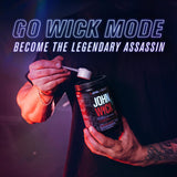 Jacked Factory X John Wick - Wick Mode Pre Workout Powder - Intense Energy, Battle-Ready Focus, Unstoppable Commitment, and Sheer Will - 40 Servings, Baba Yaga Blue Raz