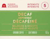 Tim Hortons Decaf Espresso Capsules, Nespresso Original Line Compatible Capsules, 100 Count