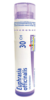 Boiron Euphrasia officinalis 30ch,Homeopathic medicine. Each tube contains 4 g (approximately 80 pellets)