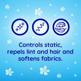 Fleecy Fabric Softener Dryer Sheets - For Irresistibly Soft & Static-Free Clothes | Paraben & Phosphate Free | Softener for Laundry | (Fresh Air) 200 Sheets