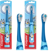 Colgate Kids Battery Powered Toothbrush, Bluey, Extra Soft, 1 Count (Pack of 2)