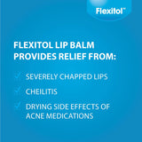 Flexitol Lip Balm – Mint – Best for Dry and Chapped, Moisturiser & Protection, Top Treatment (10g)