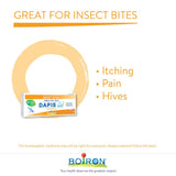 Boiron Dapis Gel, 40 g tube, Outdoor insect bites gel relief.Dapis gel relieves pain, itching & hives of insect bites. Safe for adults and children. Great to have for camping, outdoor activities