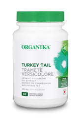 Organika Turkey Tail Mushroom- Organic 450mg 10:1 Extract- Immune Support- 90vcaps
