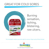 Boiron Mezereum Compose, Homeopathic medicine for the relief of cold sores. 3 Tubes