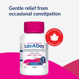 LAX-A-DAY Powder Laxative - No Taste, No Grit, No Sugar - Clinically Proven Relief of Occasional Constipation - Stimulates Bowel Movements - Prevents Gas, Cramping & Bloating (14 doses, 238 g)