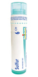 Boiron Sulfur 6ch,Homeopathic medicine. Each tube contains 4 g (approximately 80 pellets)
