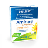 Boiron Arnicare Bruise Swelling, Bumps and Oedema, Natural Sourced, 45 Gram & Arnicare Tablets, 60 Tablets, Homeopathic Medicine