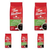 Tim Hortons Decaf Coffee, Fine Grind Bag, Medium Roast, 300g (Pack of 5)