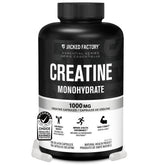 Jacked Factory Creatine Monohydrate Capsules - Canadian-Owned Supplement for Muscle Growth, Increased Strength, Enhanced Energy Output, and Improved Athletic Performance - 150 Pills