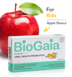 BioGaia Prodentis Apple | for Adults & Kids | Clinically Proven Dental Probiotics for Teeth and Gums | Promotes Good Oral Health & Gut Health Too | Oral Probiotics | 30 Apple-Flavored Lozenges