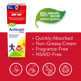 Boiron Arnicare Flex used for the relief of joint pain: arthritis associated symptoms - osteoarthritis symptoms - minor sprains and strains. Adults & children from 10 years old.