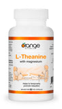 Orange Naturals - L-Theanine with Magnesium Bisglycinate 250mg, 60 Capsules 60-Day Supply - Enhanced Sleep and Relaxation Support without Drowsiness, Promotes Mental Calmness - Vegan and Non-GMO