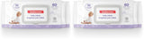 Sudocrem Pure Water Wipes 60 Count - Unscented, Hypoallergenic, Plant-Based Baby Wipes, 99% Water - Extra Strong and Ultra Soft (Pack of 2)