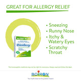 Boiron RhinAllergy for Relief from Allergy Symptoms of Sneezing, Runny Nose, and Itchy Eyes or Throat- 60 Tablets