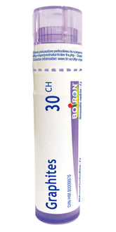 Boiron Graphites 30ch,Homeopathic medicine. Each tube contains 4 g (approximately 80 pellets)
