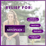Myoflex Pain Relief Rub | Odourless | Provides Deep Penetrating Relief of Muscle Soreness & Joint Pain | Menthol Free | Stain Free | Non-Greasy | Great For Ages 2+ | 100 grams (Maximum Strength)