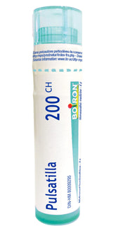 Boiron Pulsatilla 200ch,Homeopathic medicine. Each tube contains 4 g (approximately 80 pellets)