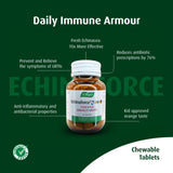 A.Vogel Echinaforce Junior Chewable Tabs - Organic Echinacea Tabs - Cold and Flu Symptoms Relief - Immune System Support - Children 2+ - 90 Tabs