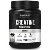 Jacked Factory Creatine Monohydrate Powder 1000g - Canadian-Owned Informed Choice Certified Supplement for Increased Muscle Mass*, Improved Strength, Power, & Performance** - 200 Servings, Unflavored