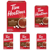 Tim Hortons Hot Chocolate Packets, Original Hot Chocolate, 8 Count (Pack of 5)