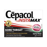 Cepacol Instamax Berry Frost, Sore Throat lozenges, 24 Count (Pack of 1)