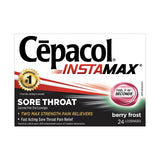 Cepacol Instamax Berry Frost, Sore Throat lozenges, 24 Count (Pack of 1)