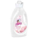 Fleecy Pure Balance Liquid Fabric Softener Rosewater, 2.6 L