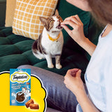 TEMPTATIONS Meaty Bites Cat Treats Adult, Tuna Flavour, 42.5g Pouch (7 Pack)