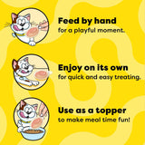 Temptations Lickable Spoons Adult Cat Treats Chicken & Salmon, Salmon & Tuna, Chicken & Cheese Flavours Variety Pack, (24) 10g Spoons