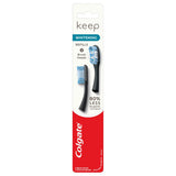 Colgate Keep Replaceable Head Toothbrush, Whitening Refill, 2 Count