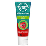Tom's of Maine Children's Silly Strawberry Natural Fluoride Toothpaste – Anticavity Fluoride Toothpaste for kids – All Natural Fruity Flavor toothpaste, Strawberry Toothpaste kids 90 mL