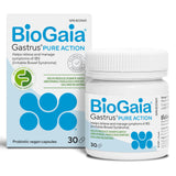 BioGaia Gastrus Pure Action | 30 capsules | For IBS, Gas, and Bloating | Helps reduce significantly abdominal pain & discomfort | FODMAP-friendly formula | Dairy and Gluten Free