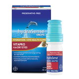 hydraSense VitaPro Eye Drops, For Dry Eyes, Preservative Free, Hydration + Eye Health Support, 10ml