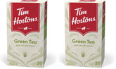 Tim Hortons Green Tea Bags, 20 Count (Pack of 2)