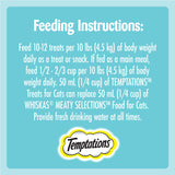 TEMPTATIONS Cat Treats, Tempting Tuna Flavour, 350g Pouch (Pack of 2)