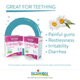 Boiron Camilia Baby Teething Medicine, 30 unit-doses. Camilia used for pain, restlessness, irritability and diarrhea due to teething. Benzocaine-Free and Preservative-Free ,No Sugar, No Dye. 1 to 30 months Day and night use